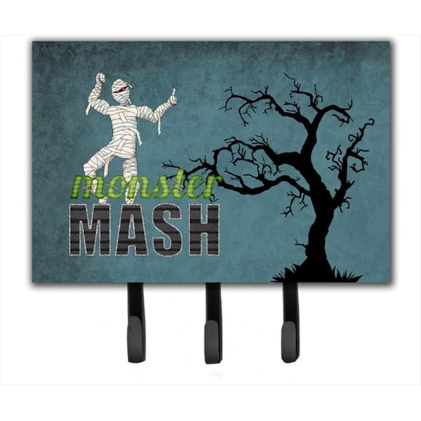 Carolines Treasures 6 x 9 In. Monster Mash with Mummy Halloween Leash or Key Holder SB3019TH68 - main